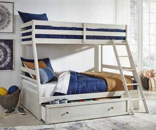Robbinsdale Twin over Full Bunk Bed, Dresser and Chest