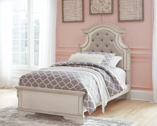 Realyn Upholstered Panel Bed - Twin
