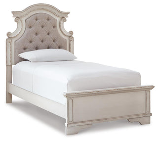 Realyn Queen Upholstered Panel Bed
