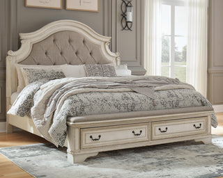 Realyn Upholstered Storage Bed - King