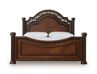 Lavinton Queen Poster Bed, Dresser, Mirror and Nightstand