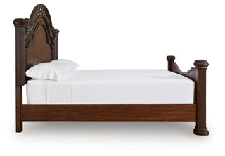 Lavinton King Poster Bed, Dresser, Mirror, Chest and Nightstand