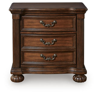 Lavinton King Poster Bed, Dresser, Mirror and Nightstand