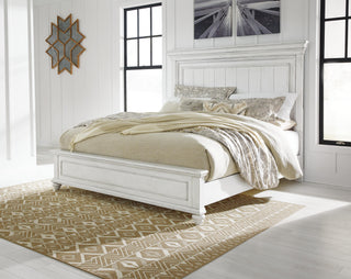 Kanwyn Queen Panel Bed, Dresser, Mirror and Nightstand