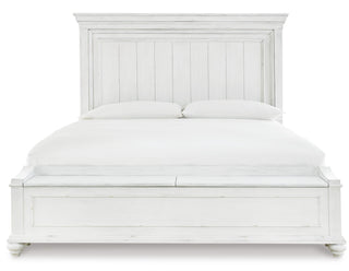 Kanwyn Panel Bed with Storage Bench - California King
