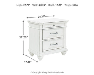 Kanwyn King Panel Bed, Dresser, Mirror and Nightstand