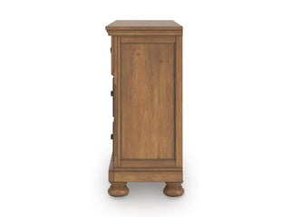 Feddinger California King Panel Storage Bed, Dresser and Nightstand