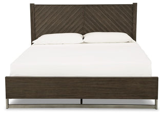 Arkenton King Panel Bed, Dresser and Mirror