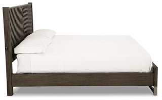 Arkenton King Panel Bed, Dresser and Mirror