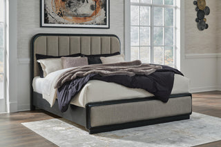 Rowanbeck Upholstered Panel Bed - King