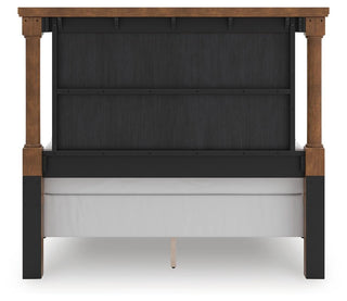 Rowlenstown Queen Poster Bed, Dresser and Mirror