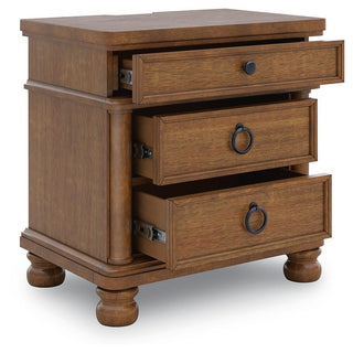 Rowlenstown Three Drawer Night Stand