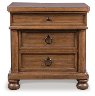 Rowlenstown King Poster Bed, Dresser and 2 Nightstands