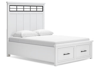 Ashbryn Queen Storage Bed, Dresser, Mirror and Nightstand