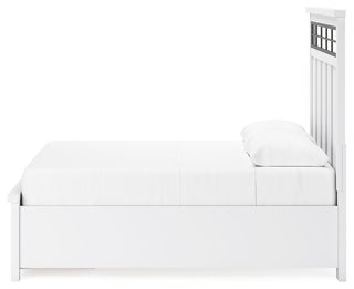 Ashbryn Queen Storage Bed, Dresser, Mirror and Nightstand