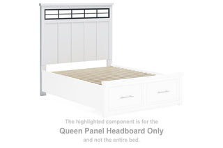 Ashbryn Queen Panel HDBD w/Roll Slats