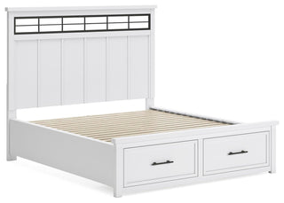 Ashbryn Queen Panel Storage Bed