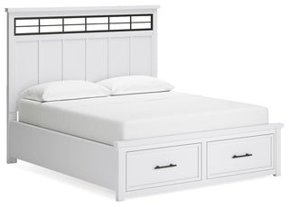 Ashbryn Queen Panel Storage Bed