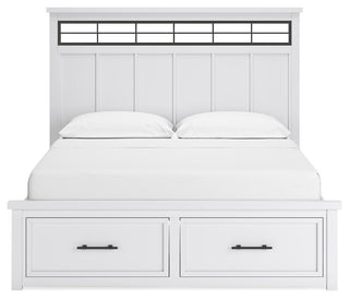 Ashbryn Queen Panel Storage Bed