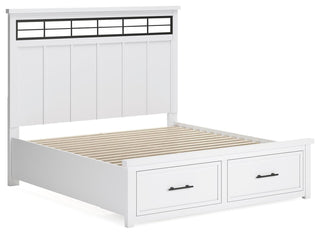 Ashbryn Queen Panel Storage Bed