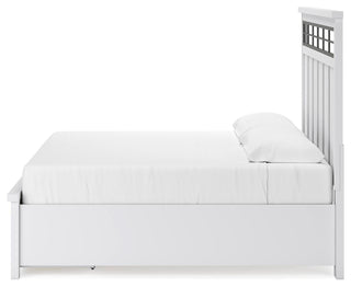 Ashbryn King Panel Bed, Dresser, Mirror and 2 Nightstands