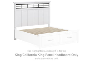 Ashbryn K/CK Panel HDBD w/Roll Slats