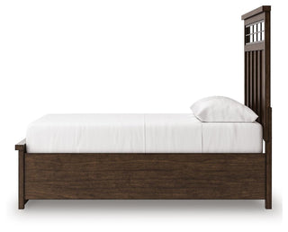 Taffenbrook Queen Panel Storage Bed, Dresser and Mirror