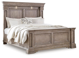 Blairhurst Queen Panel Bed. Dresser, Mirror, 2 Chests and 2 Nightstands