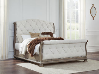 Ardenfield Queen Upholstered Sleigh Bed