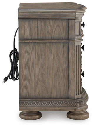 Ardenfield King Upholstered Sleigh Bed, Dresser, Mirror, Chest and 2 Nightstands