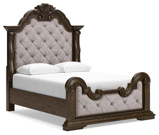 Maylee Queen Panel Bed, Dresser, Mirror, Chest and 2 Nightstands