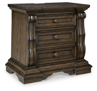 Maylee California King Panel Bed, Dresser, Mirror and Nightstand