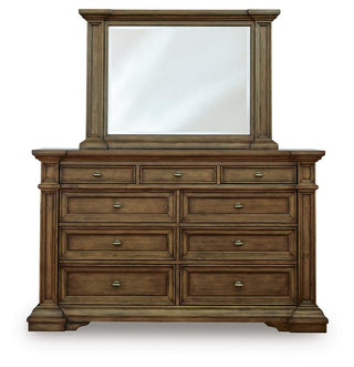 Frantanna Queen Panel Bed, Dresser and Mirror