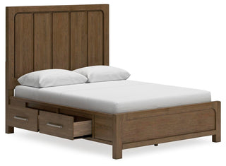 Cabalynn Queen Panel Storage Bed, Dresser, Mirror and 2 Nightstands