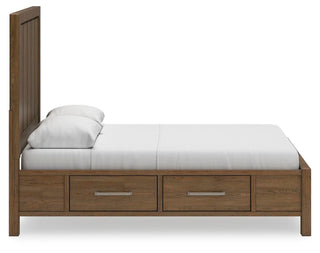 Cabalynn Queen Panel Storage Bed, Dresser, Mirror and 2 Nightstands