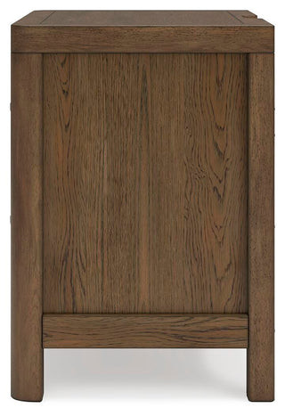Cabalynn King Upholstered Bed and 2 Nightstands