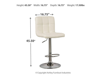 Bellatier Tall UPH Swivel Barstool(2/CN)