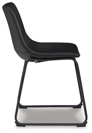 Centiar Dining UPH Side Chair (2/CN) Faux Leather