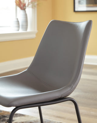 Centiar Dining UPH Side Chair (2/CN) Faux Leather