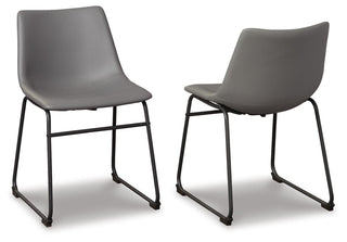 Centiar Dining UPH Side Chair (2/CN) Faux Leather