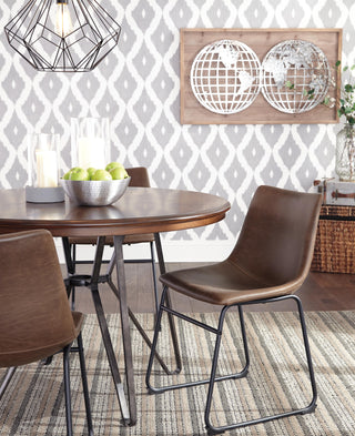 Centiar Dining UPH Side Chair (2/CN) Faux Leather
