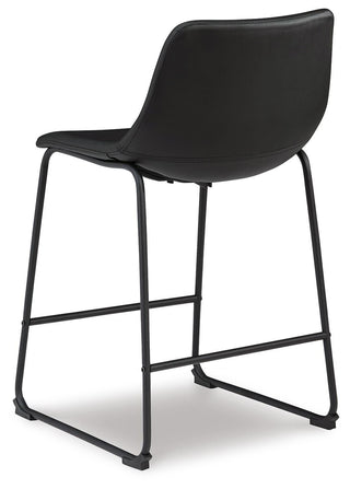 Centiar Upholstered Barstool (2/CN) Faux Leather