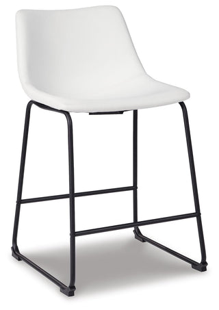 Centiar Upholstered Barstool (2/CN) Faux Leather