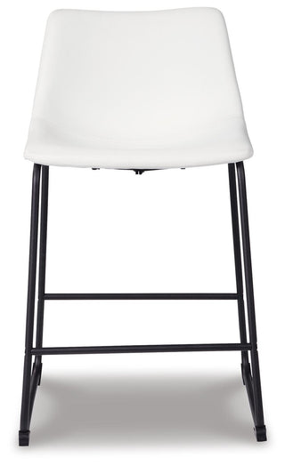 Centiar Upholstered Barstool (2/CN) Faux Leather