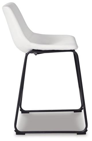 Centiar Upholstered Barstool (2/CN) Faux Leather