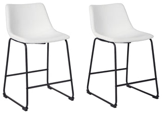 Centiar Upholstered Barstool (2/CN) Faux Leather