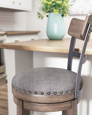 Caitbrook UPH Swivel Barstool (1/CN) - Counter Height