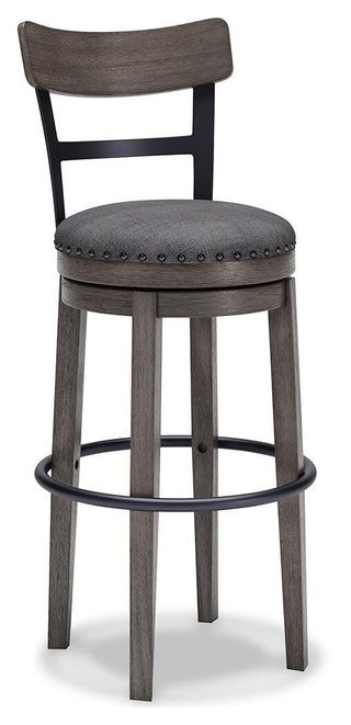 Caitbrook UPH Swivel Barstool (1/CN) - Pub/Bar Height