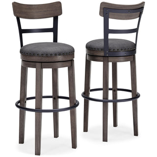 Caitbrook UPH Swivel Barstool (1/CN) - Pub/Bar Height