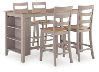 Harperfeld Dining Table and 4